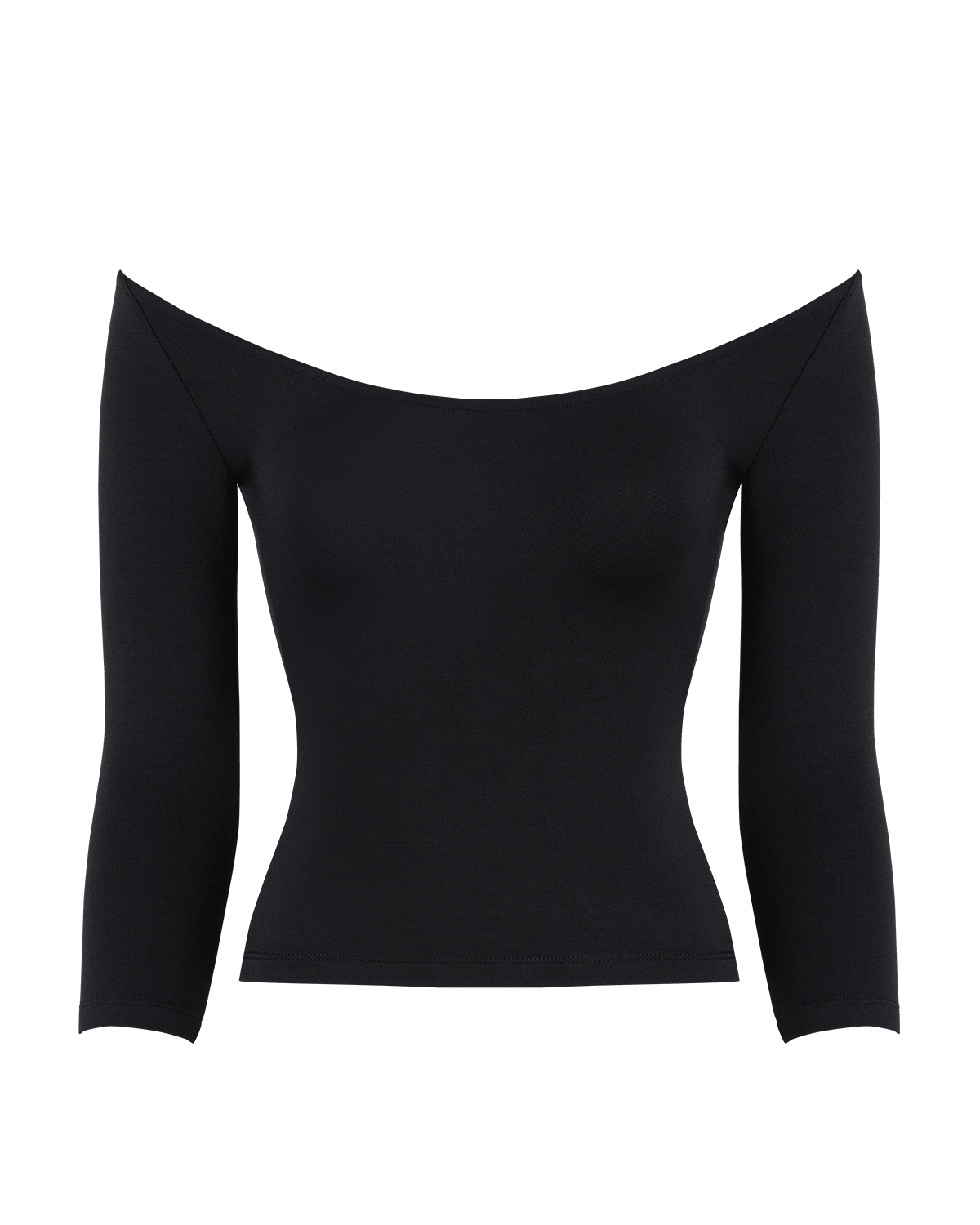 3/4 Sleeve Top | Black