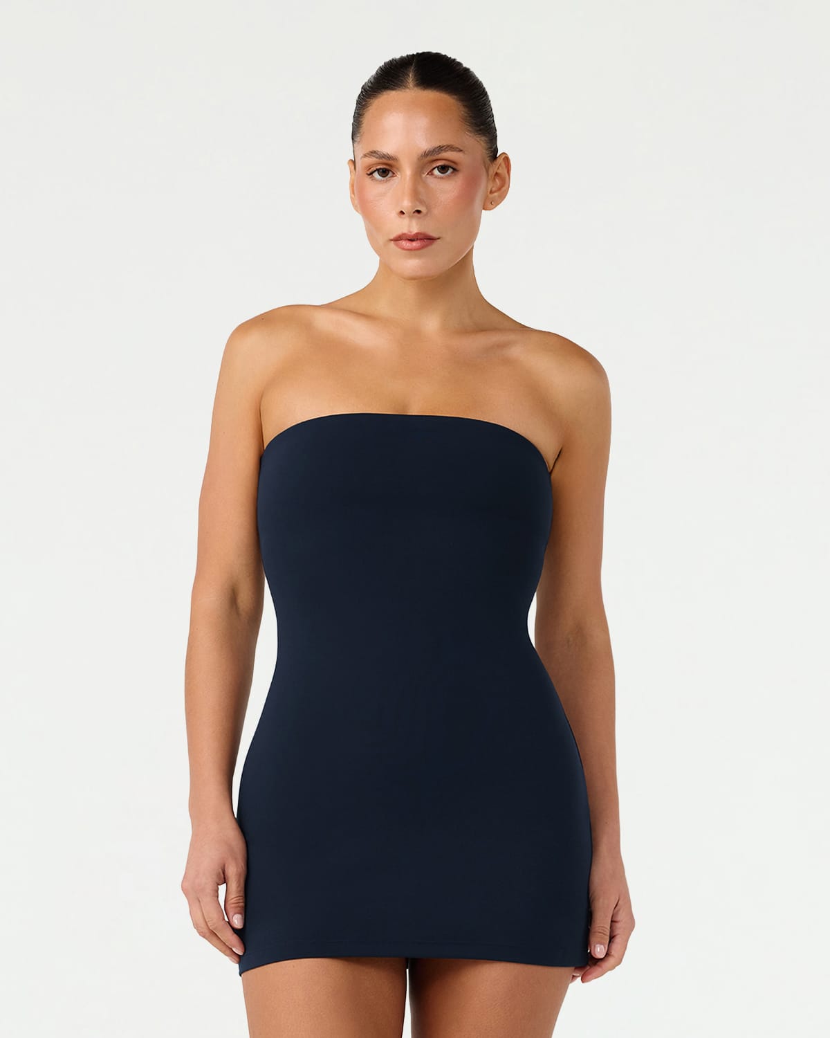Form Strapless Mini Dress | Deep Navy