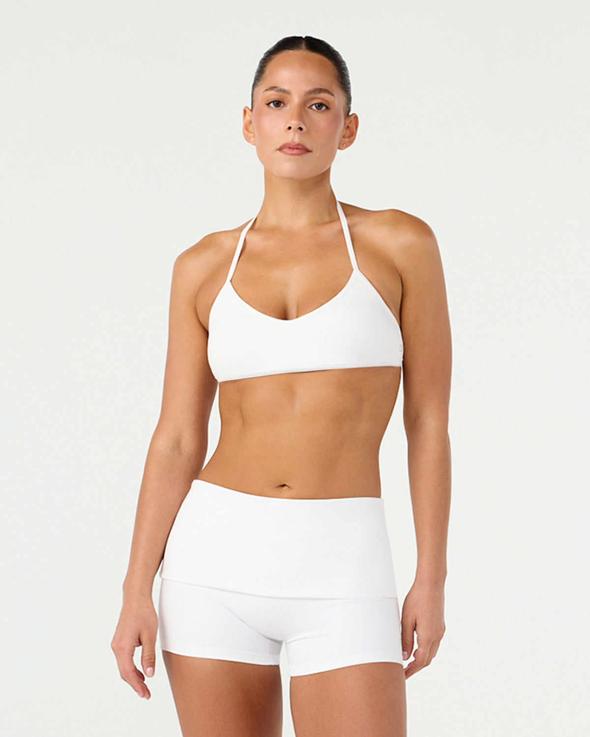 Form Micro Crop | White