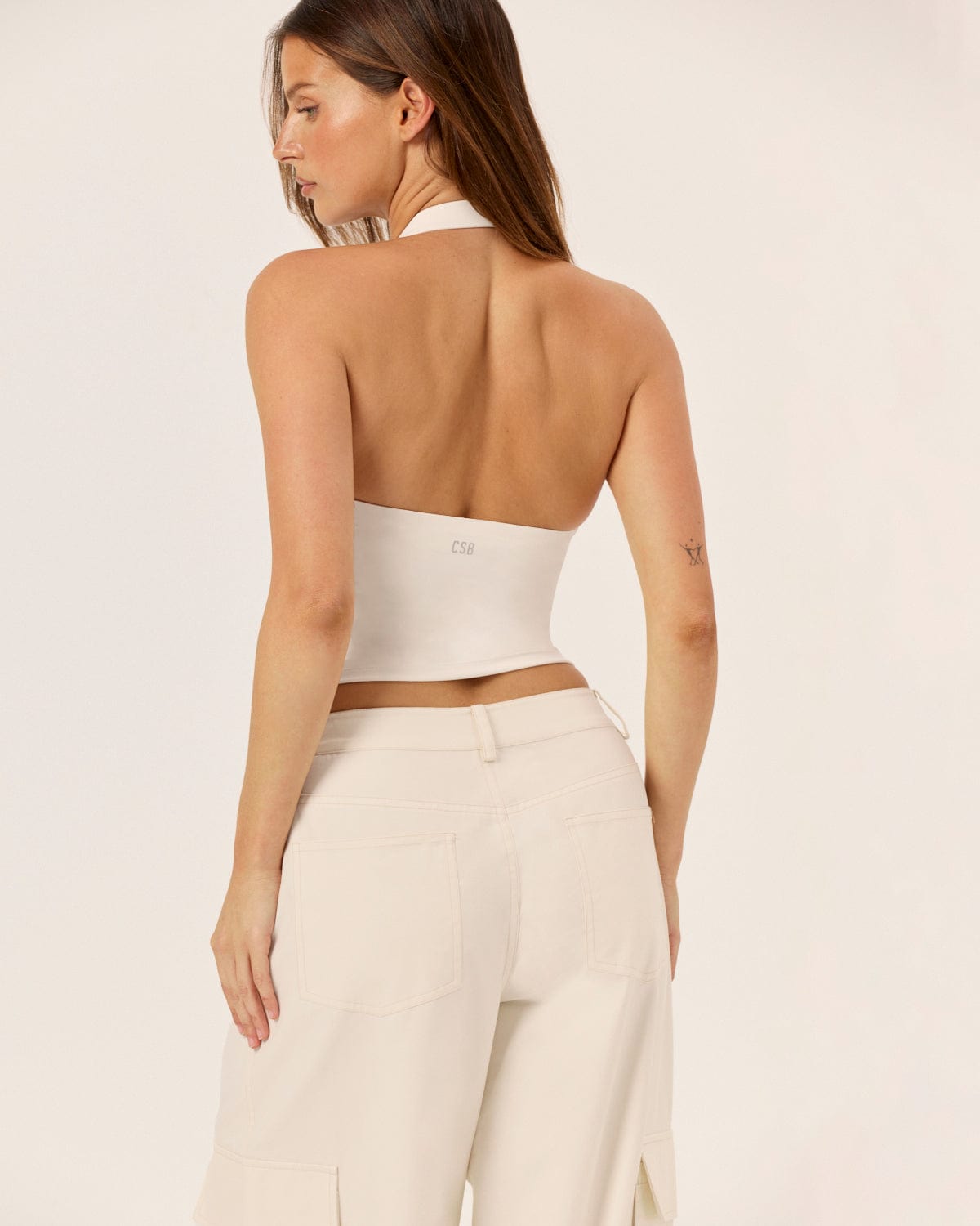 Serenity Halle Halter Tank | Vanilla