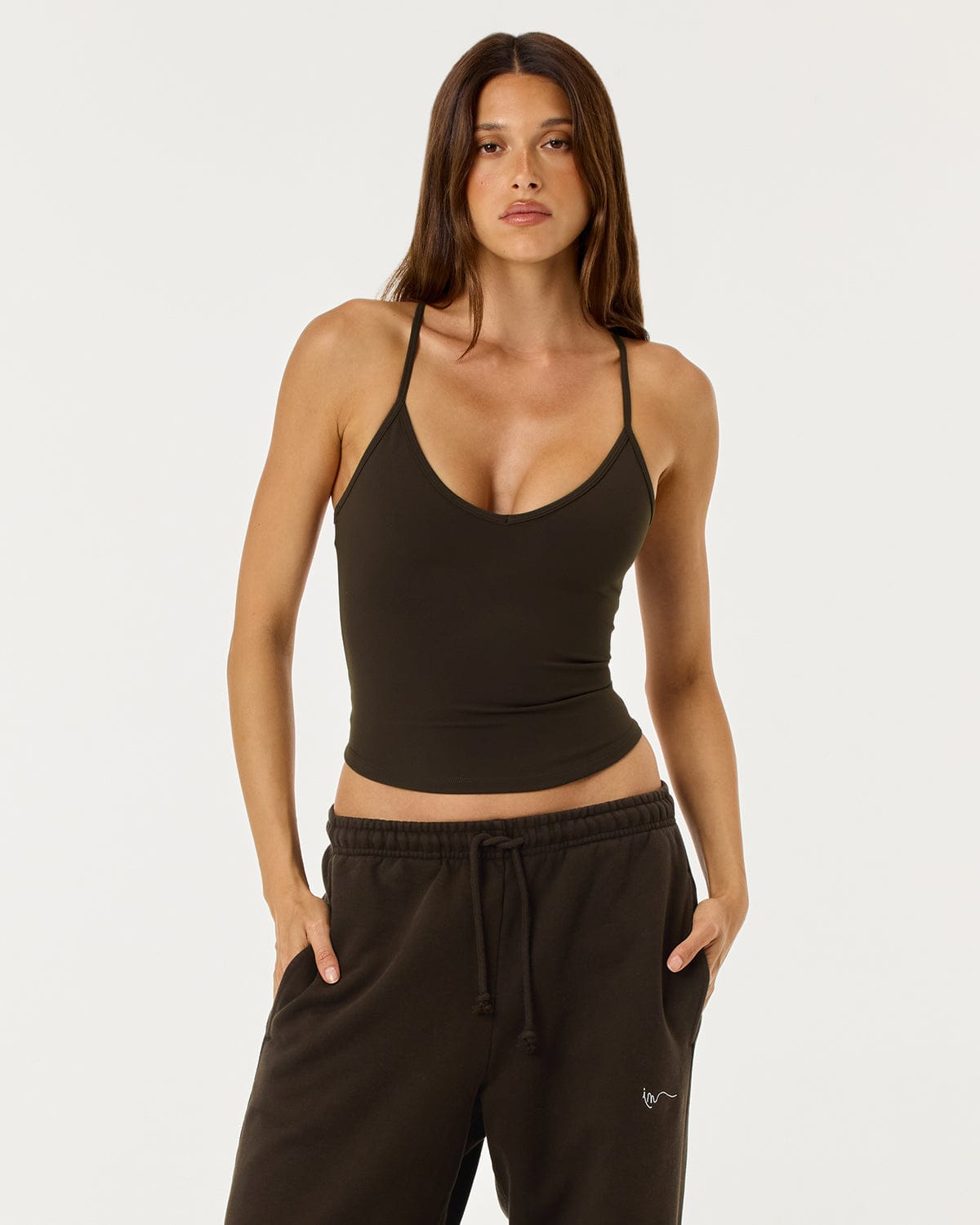 Form Leisure Tank | Dark Chocolate