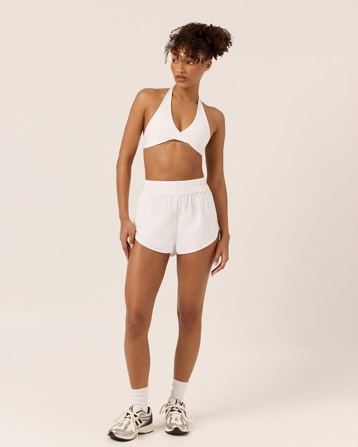 CSB Run Shorts | White