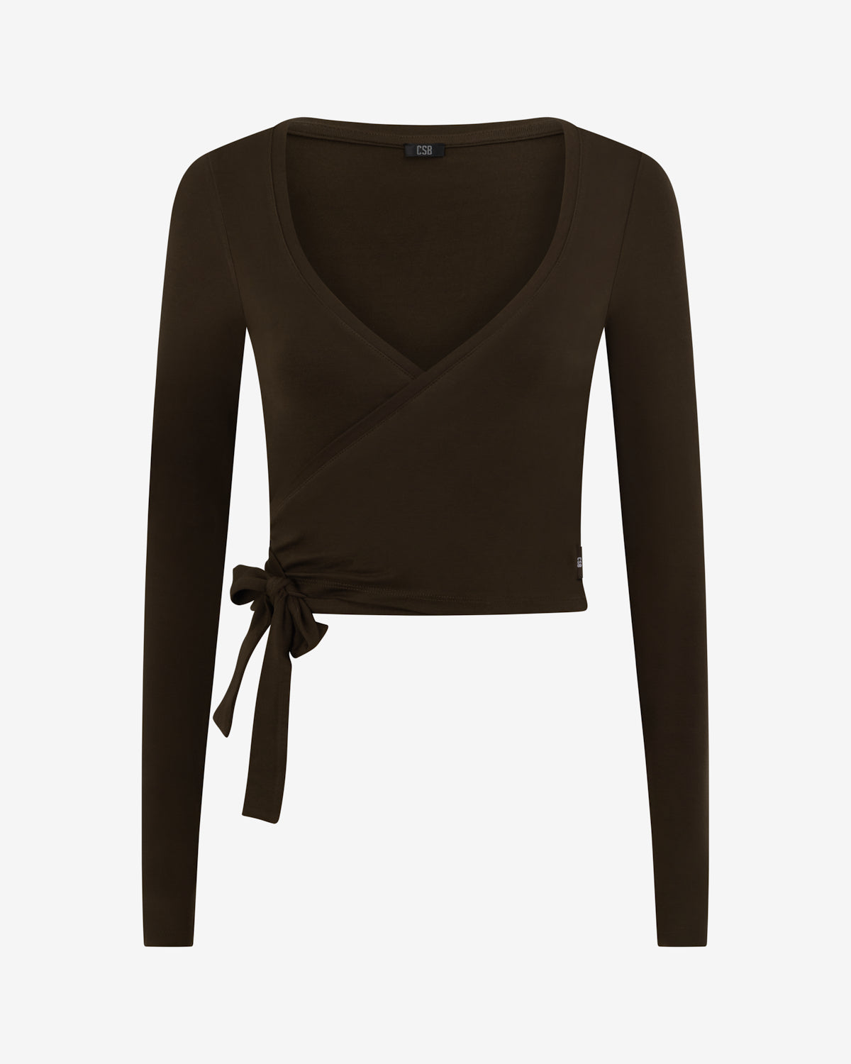 Ballet Wrap Top | Dark Chocolate