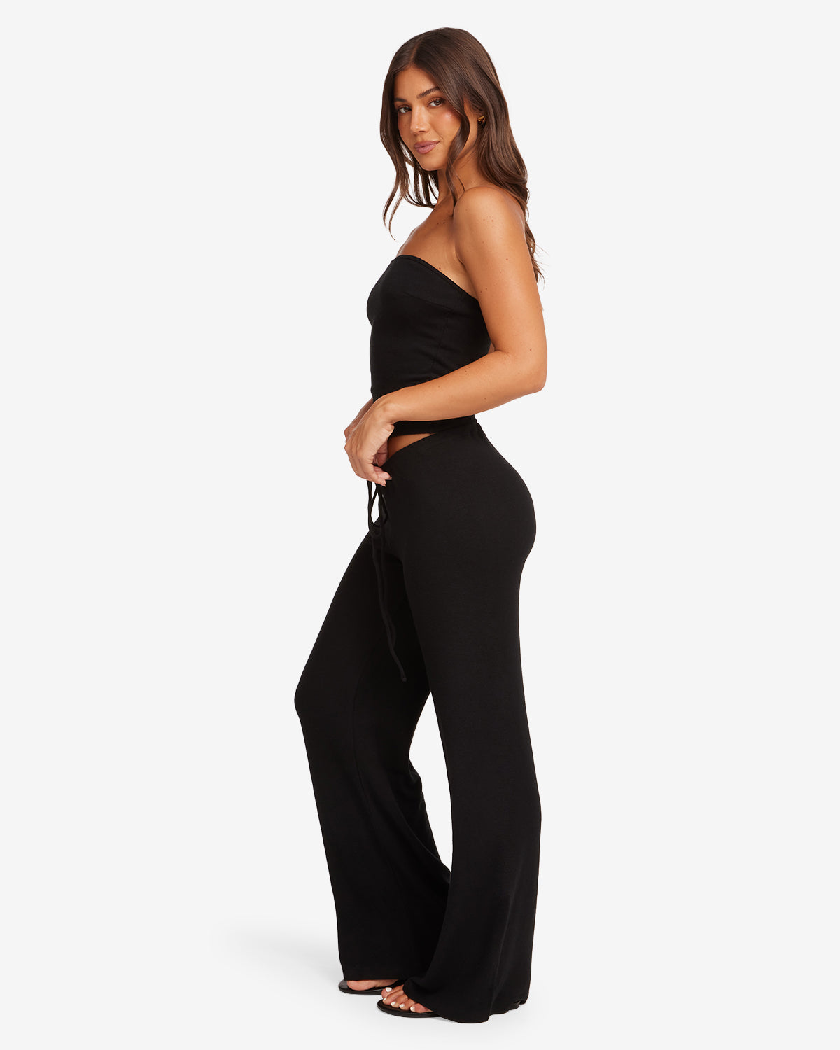 Terry Resort Pants | Black