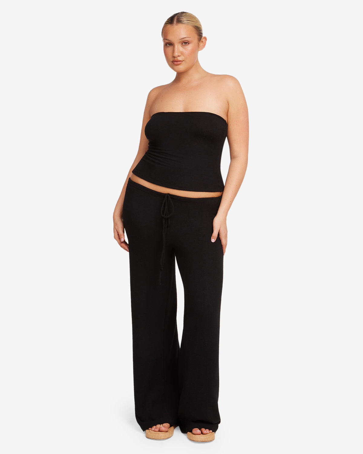 Terry Resort Pants | Black