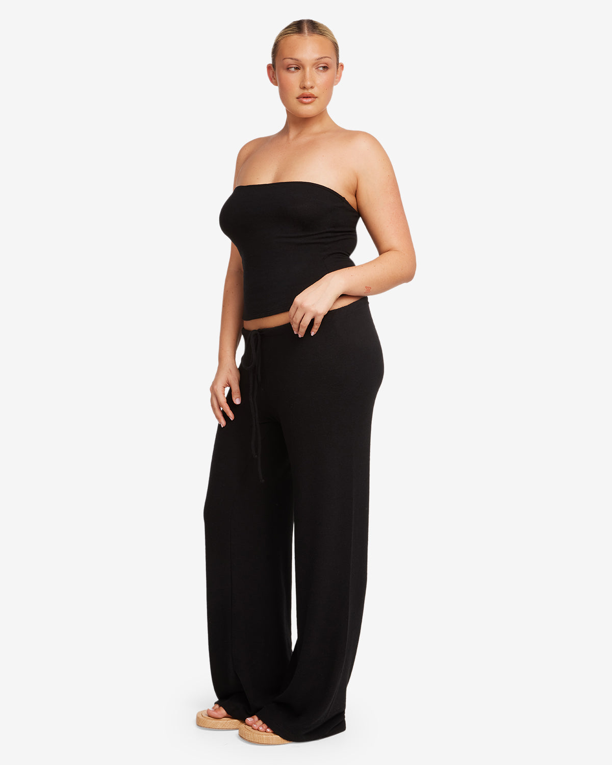 Terry Resort Pants | Black