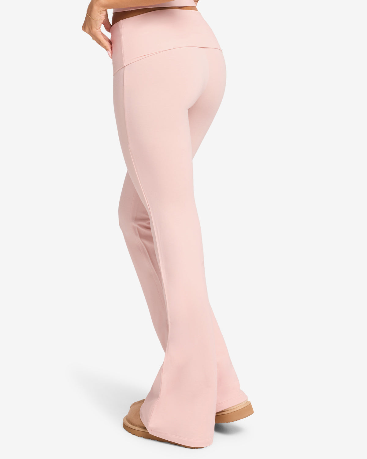 Jersey Flare Pants | Blush