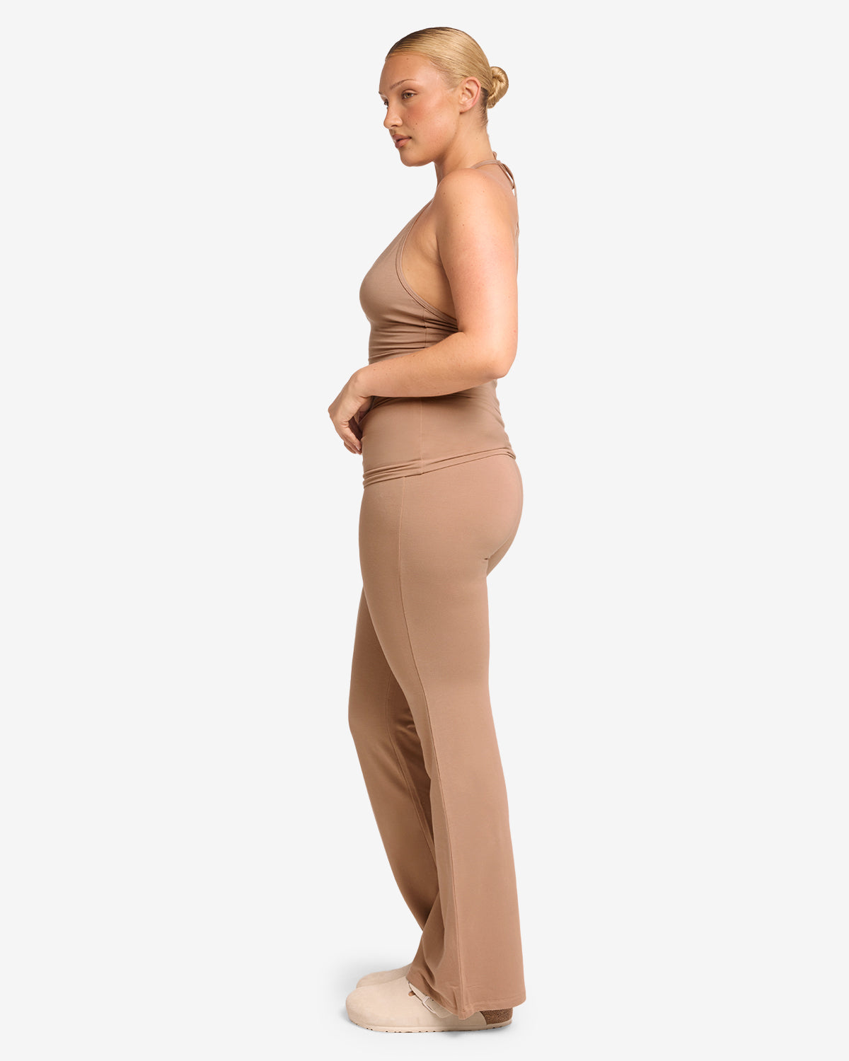 Jersey Flare Pants | Toffee