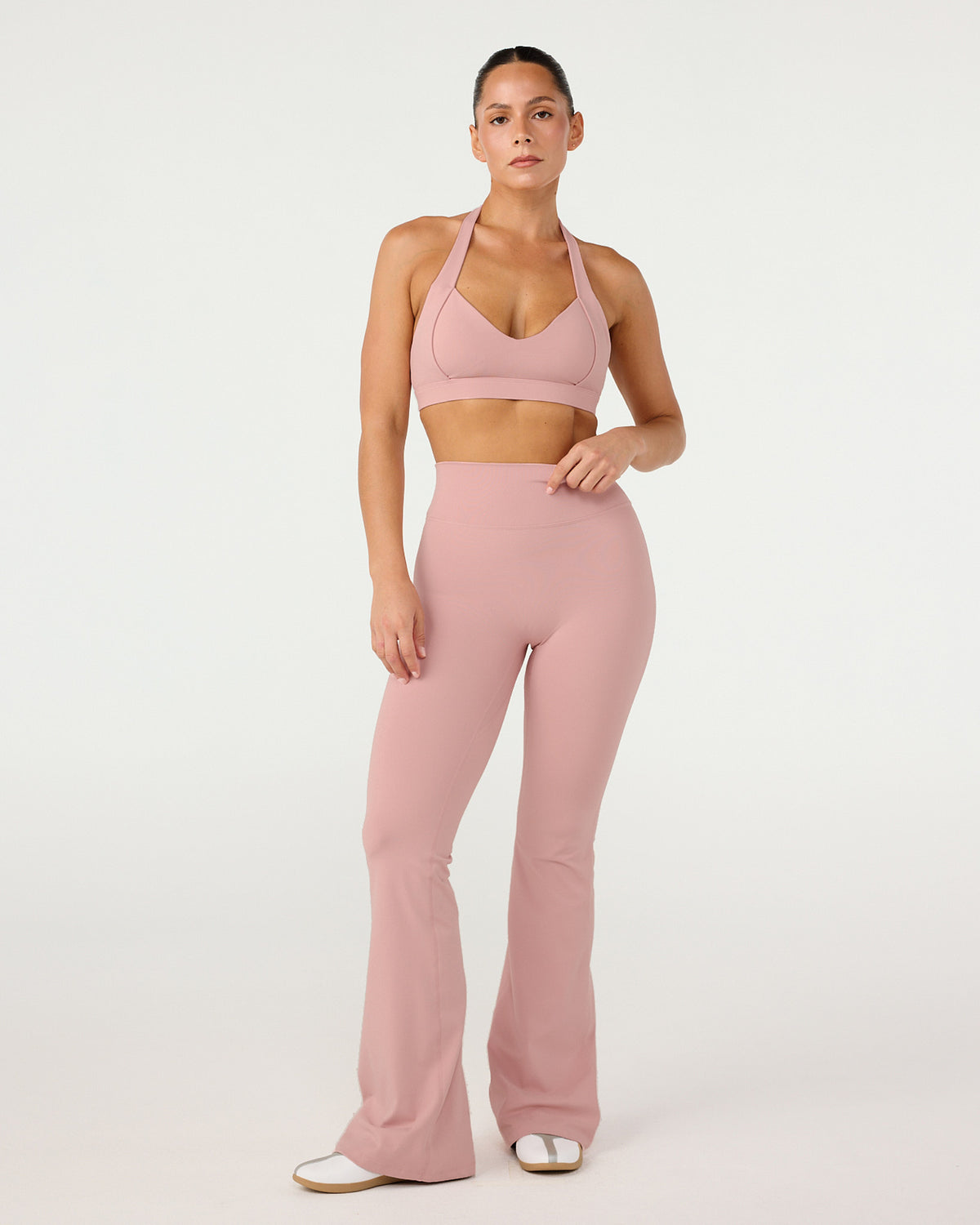 Form Invisible Scrunch Flare Leggings | Dusty Pink