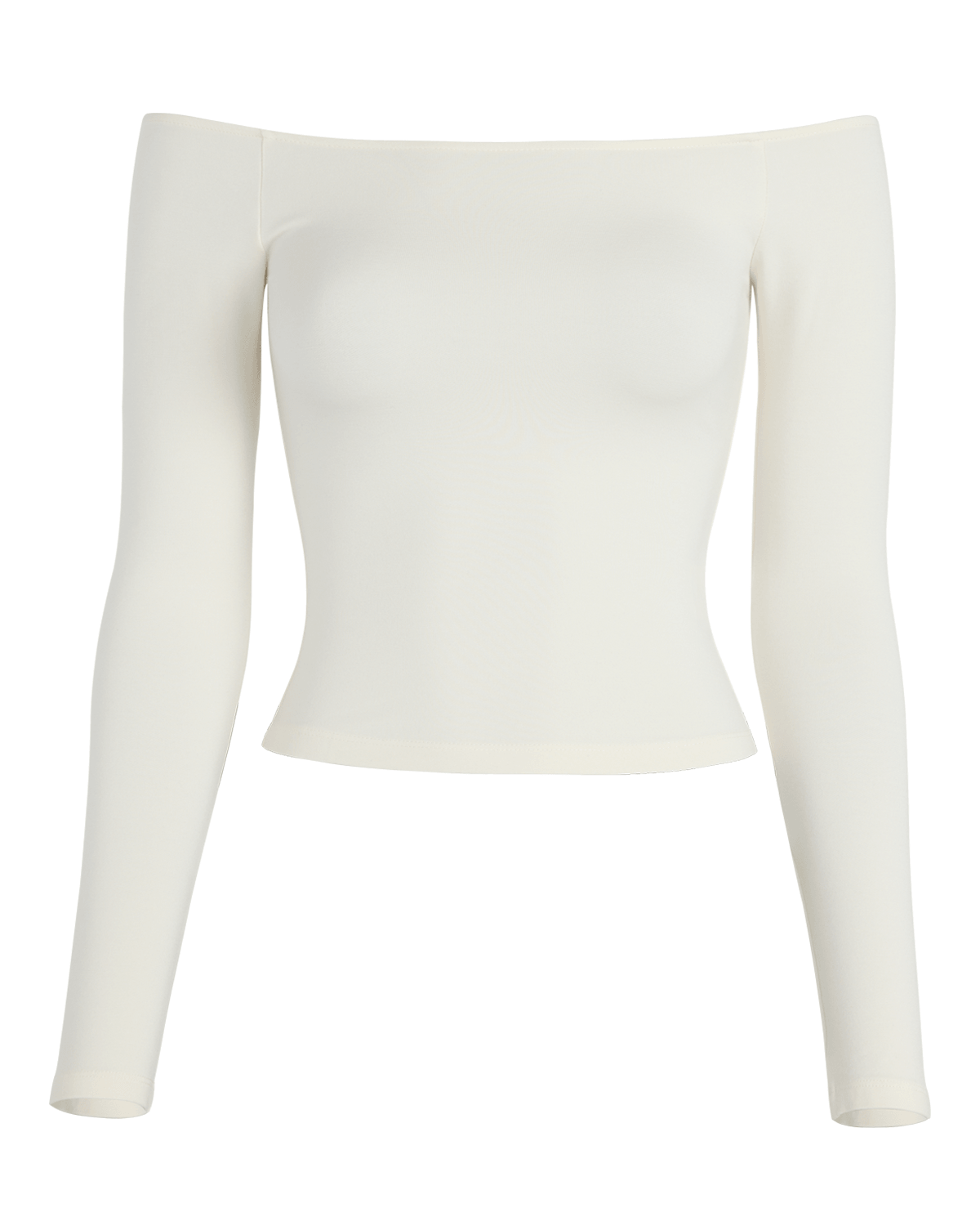 Off Shoulder Leisure Top | Vanilla