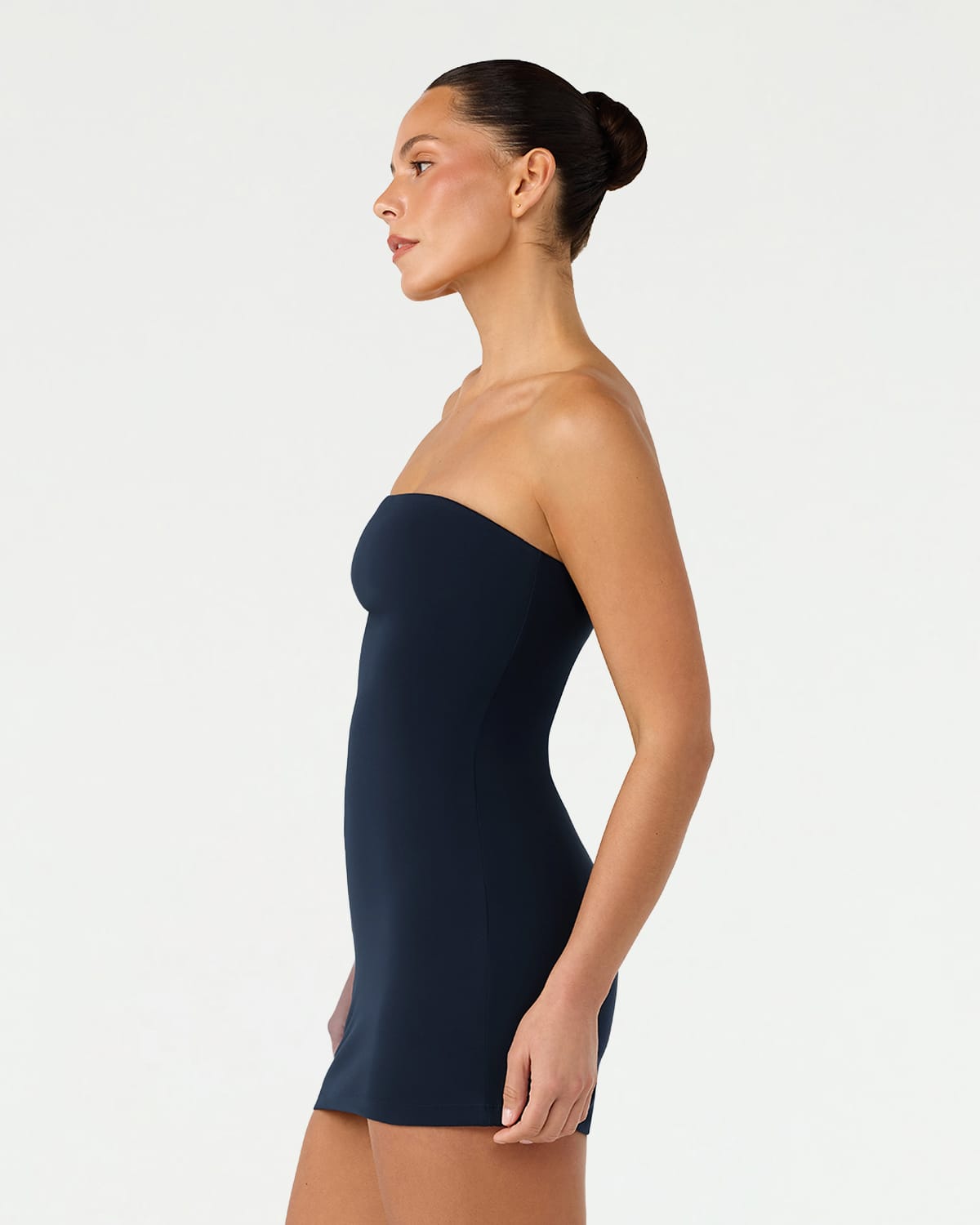 Form Strapless Mini Dress | Deep Navy