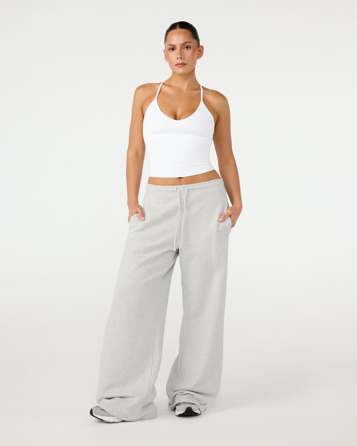 Wide Leg Sweatpants | Snow Marle