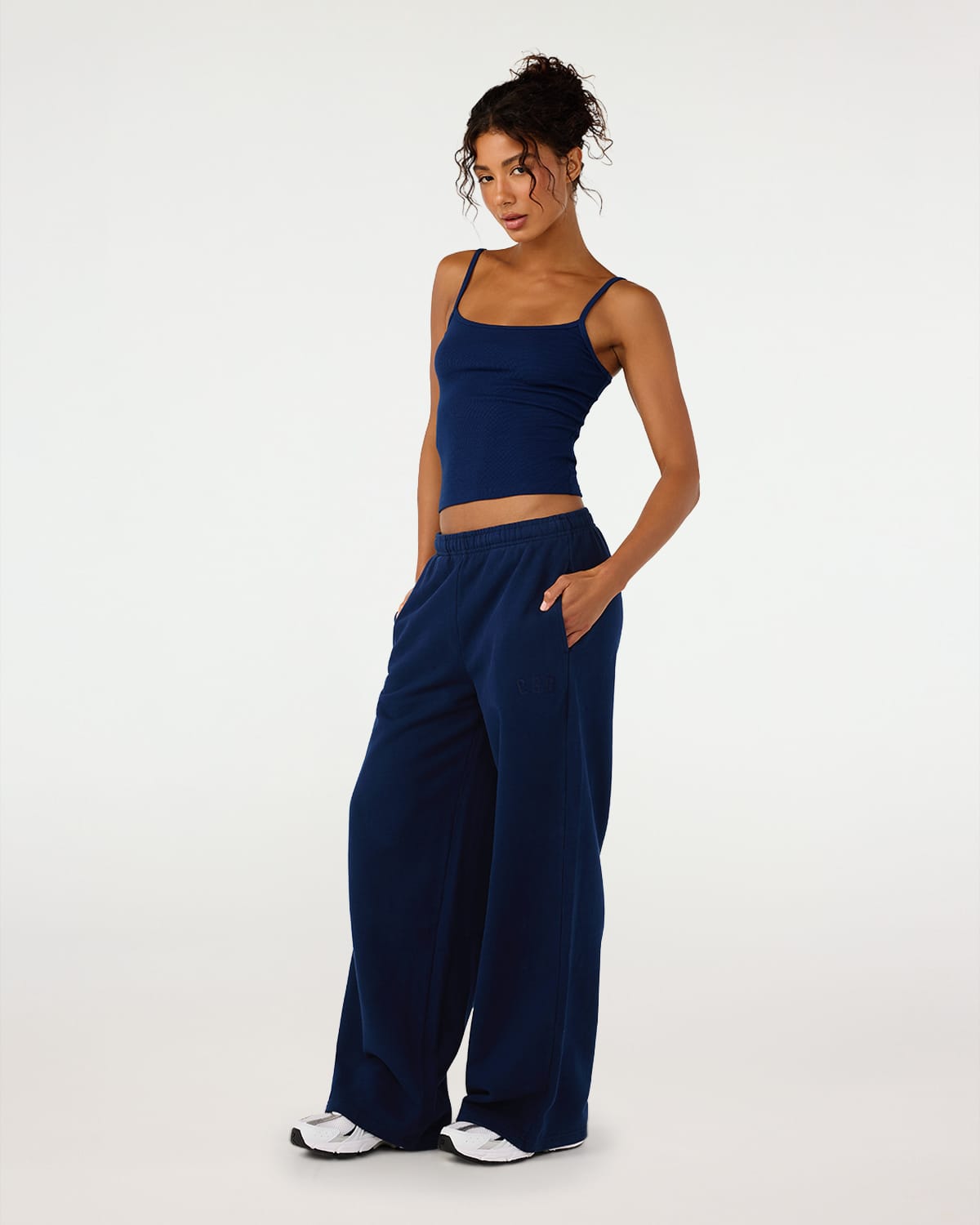 Straight Leg Sweatpants | Navy
