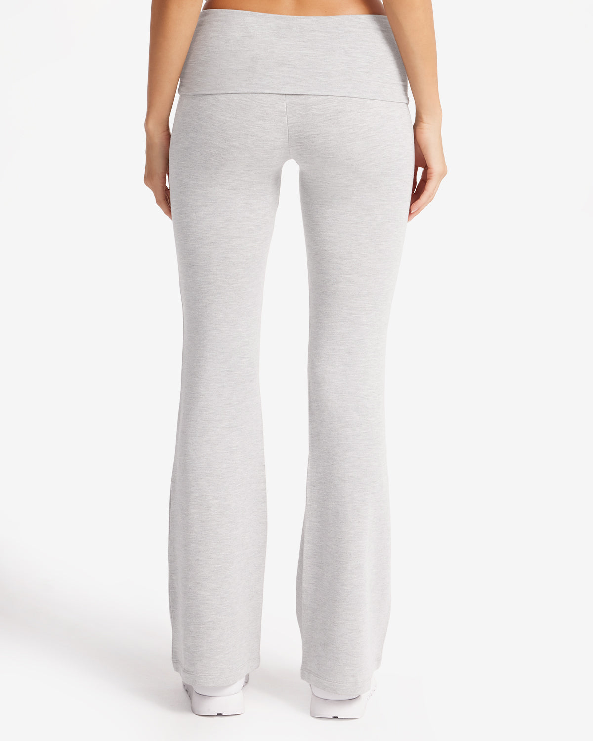Jersey Flare Pants | Light Grey