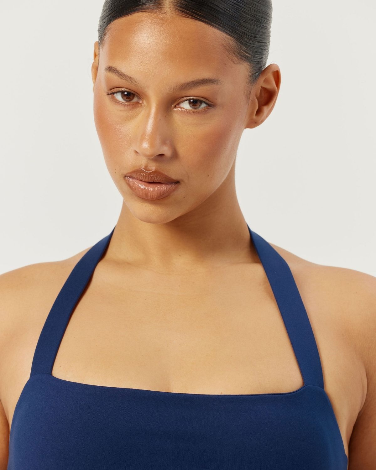 Serenity Halle Halter Tank | Navy