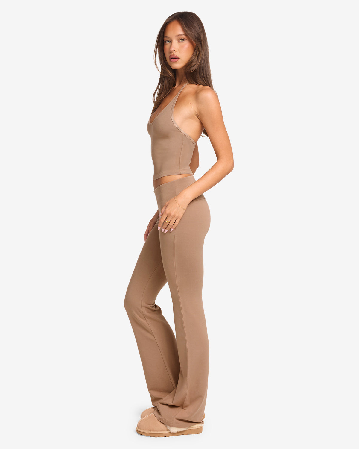 Jersey Flare Pants | Toffee