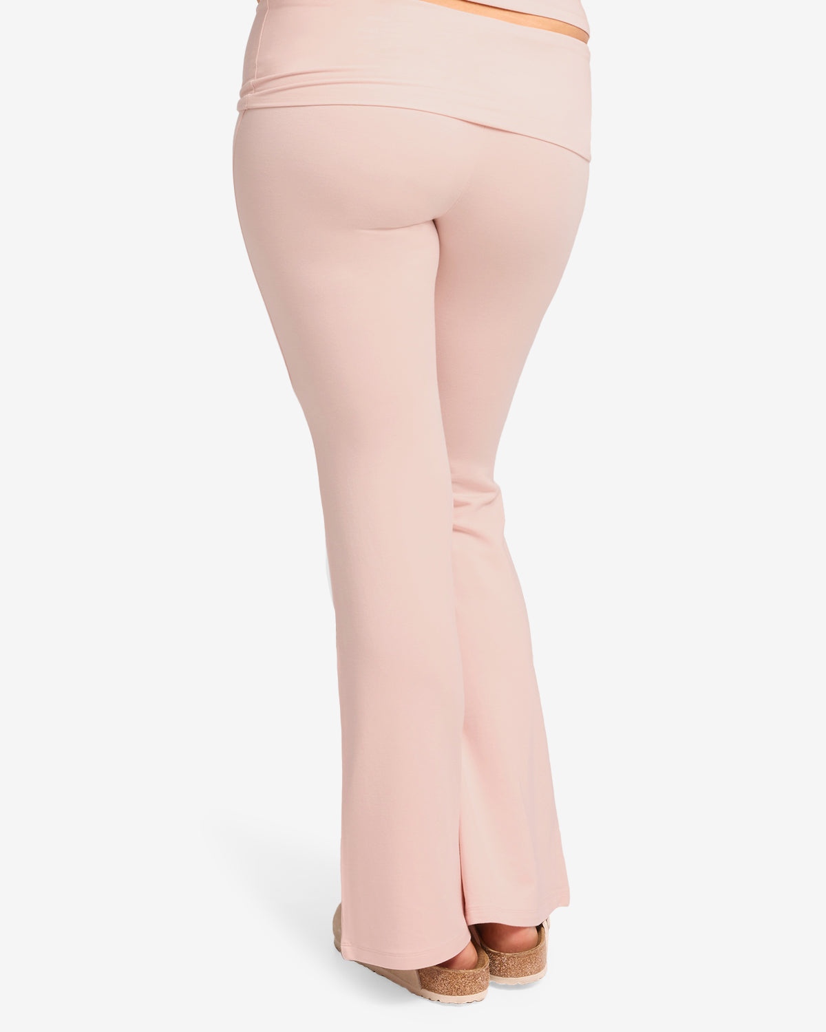 Jersey Flare Pants | Blush