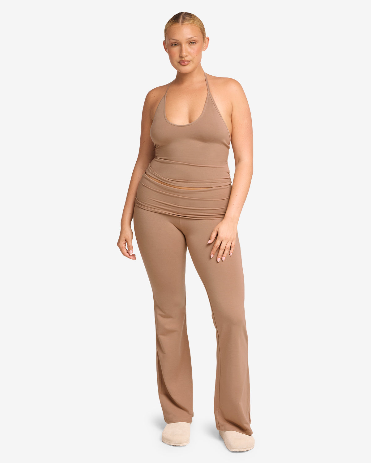 Jersey Flare Pants | Toffee