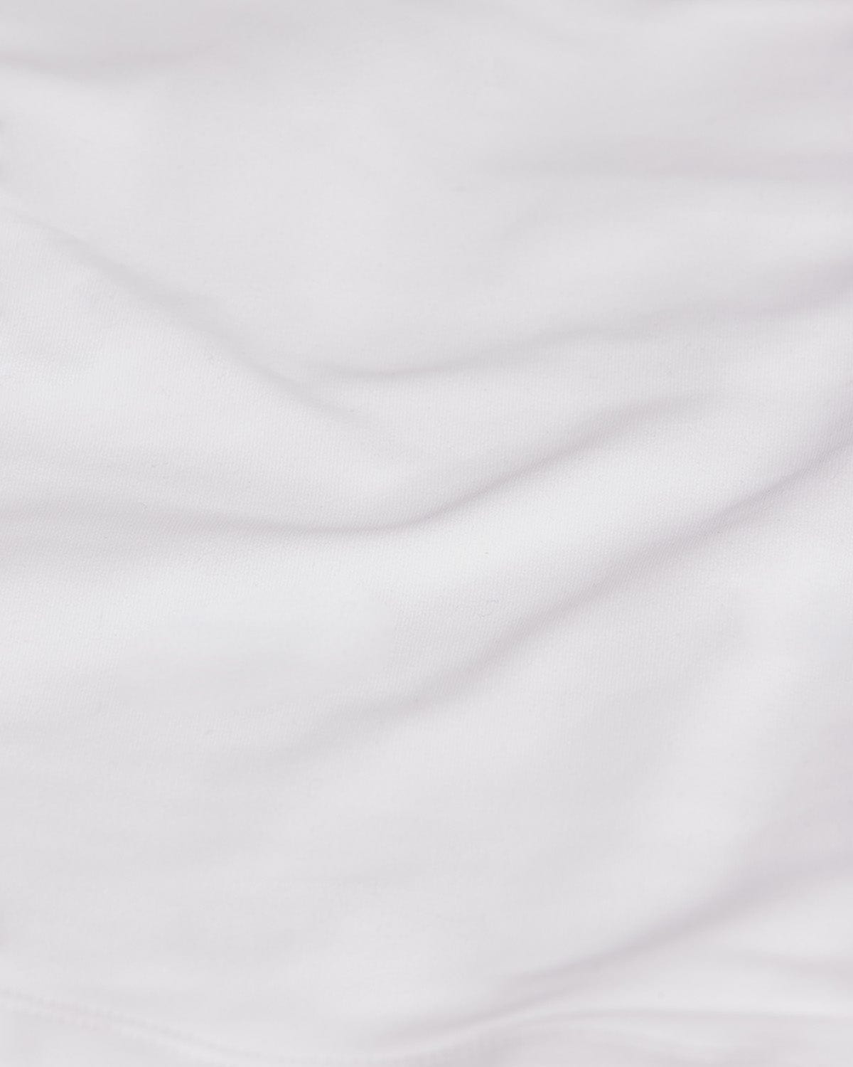 Form Invisible Scrunch Fold Over Shorts 3" | White