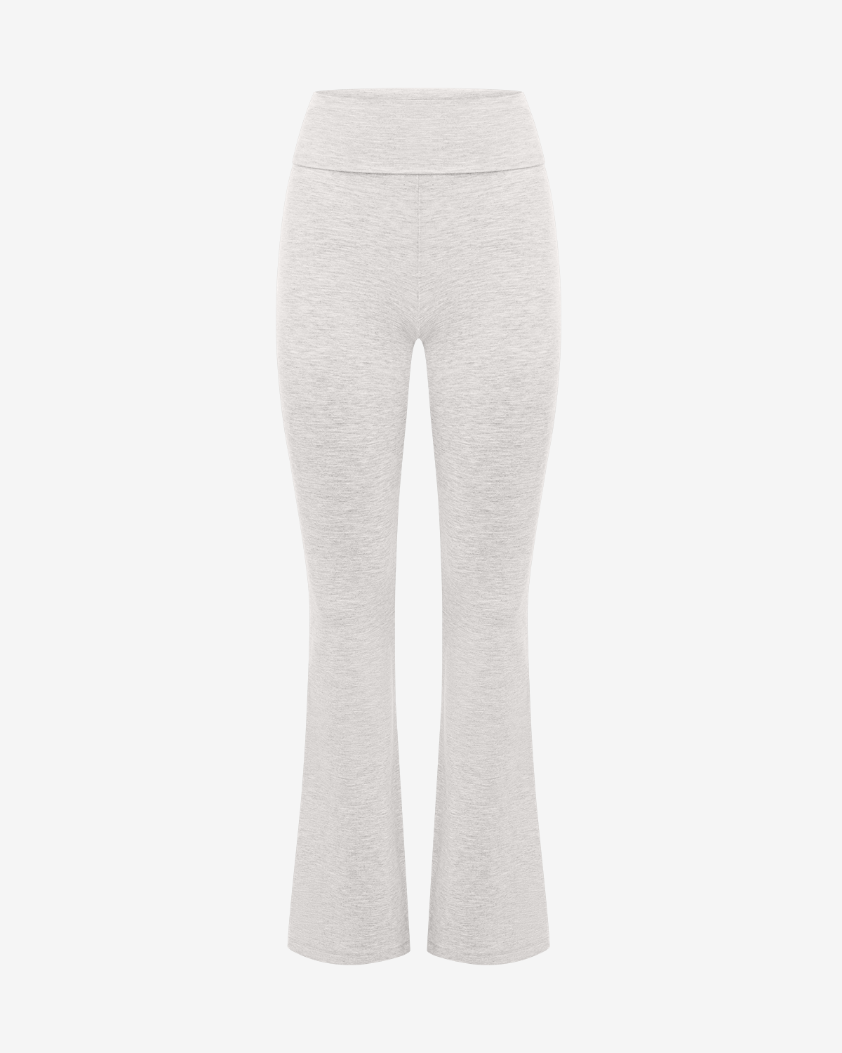 Jersey Flare Pants | Light Grey