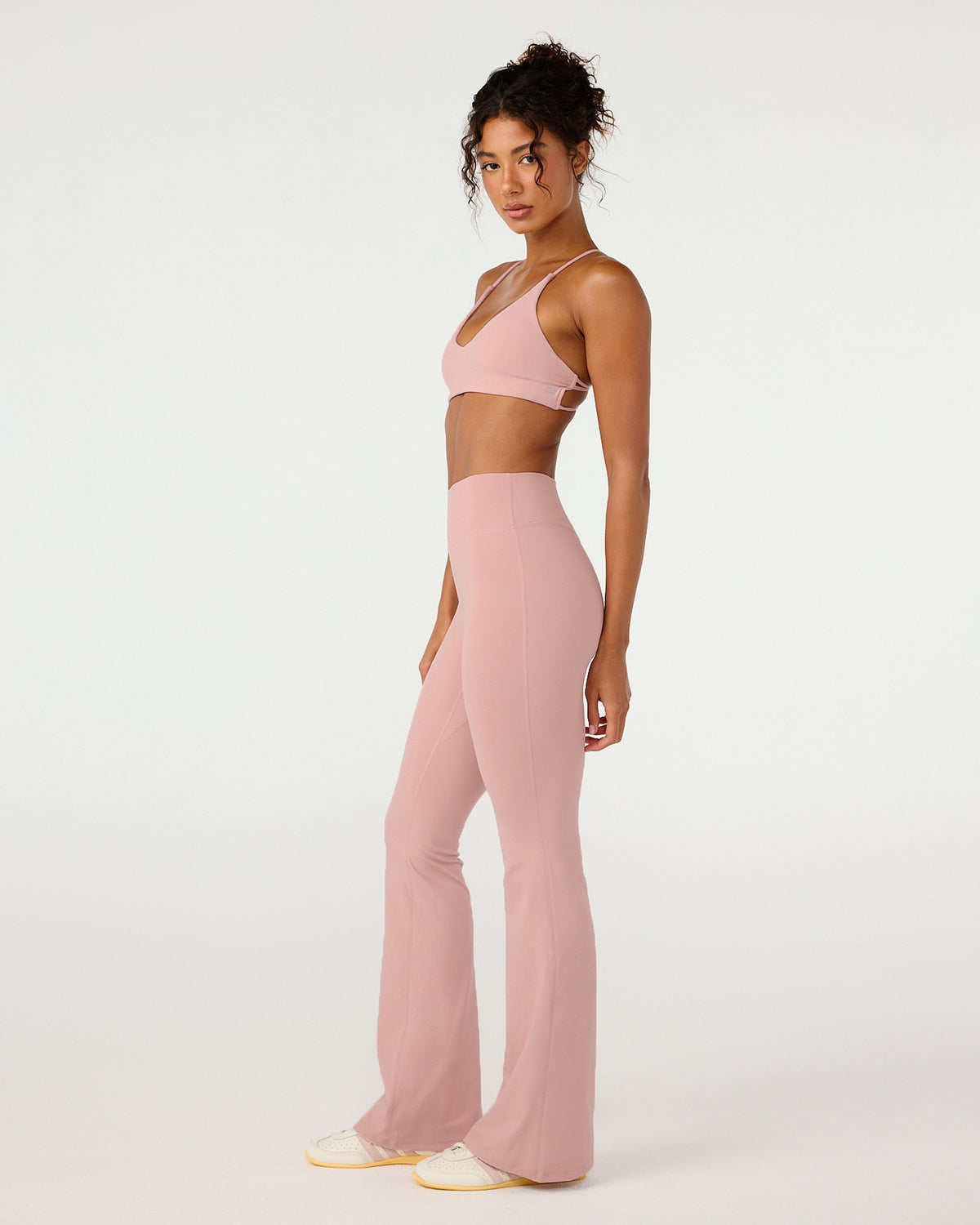 Form Invisible Scrunch Flare Leggings | Dusty Pink