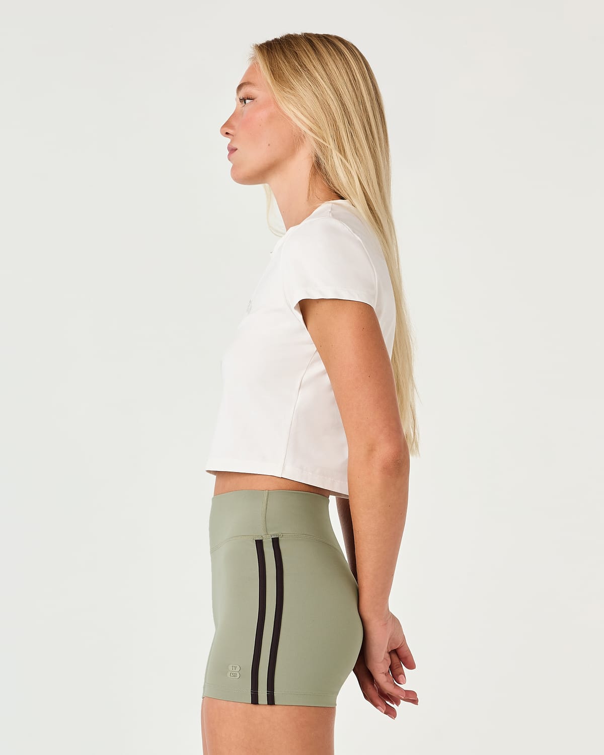 Reset Rituals Graphic Baby Tee | White