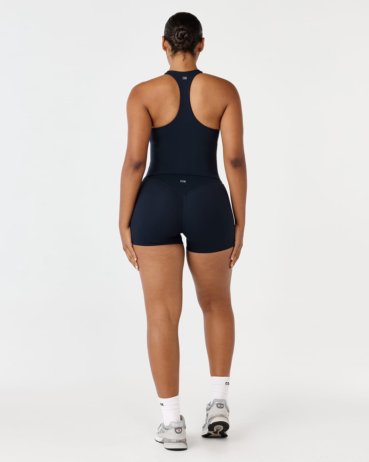 Fade Invisible Scrunch Shorts 4" | Deep Navy