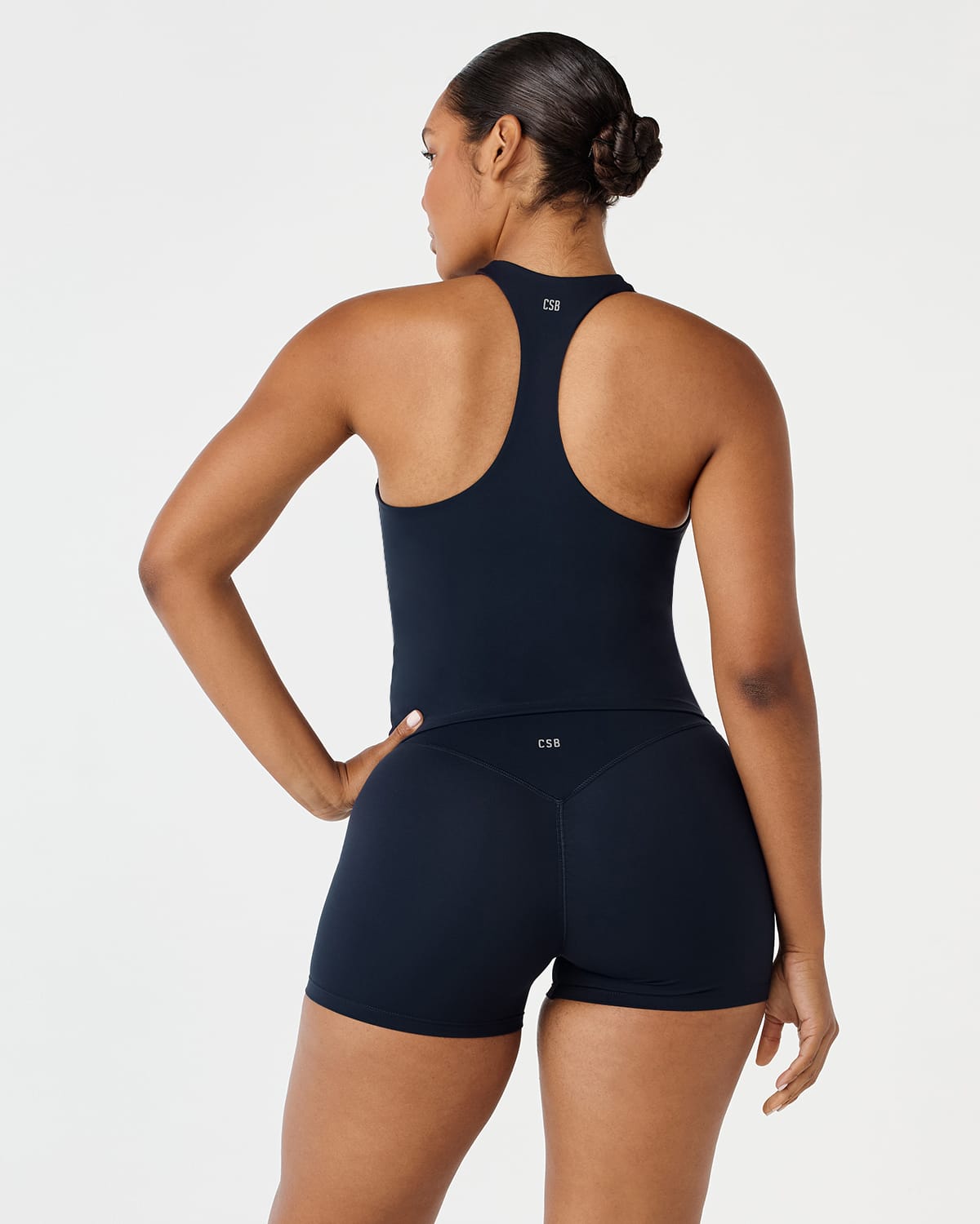 Fade Racerback Tank | Deep Navy