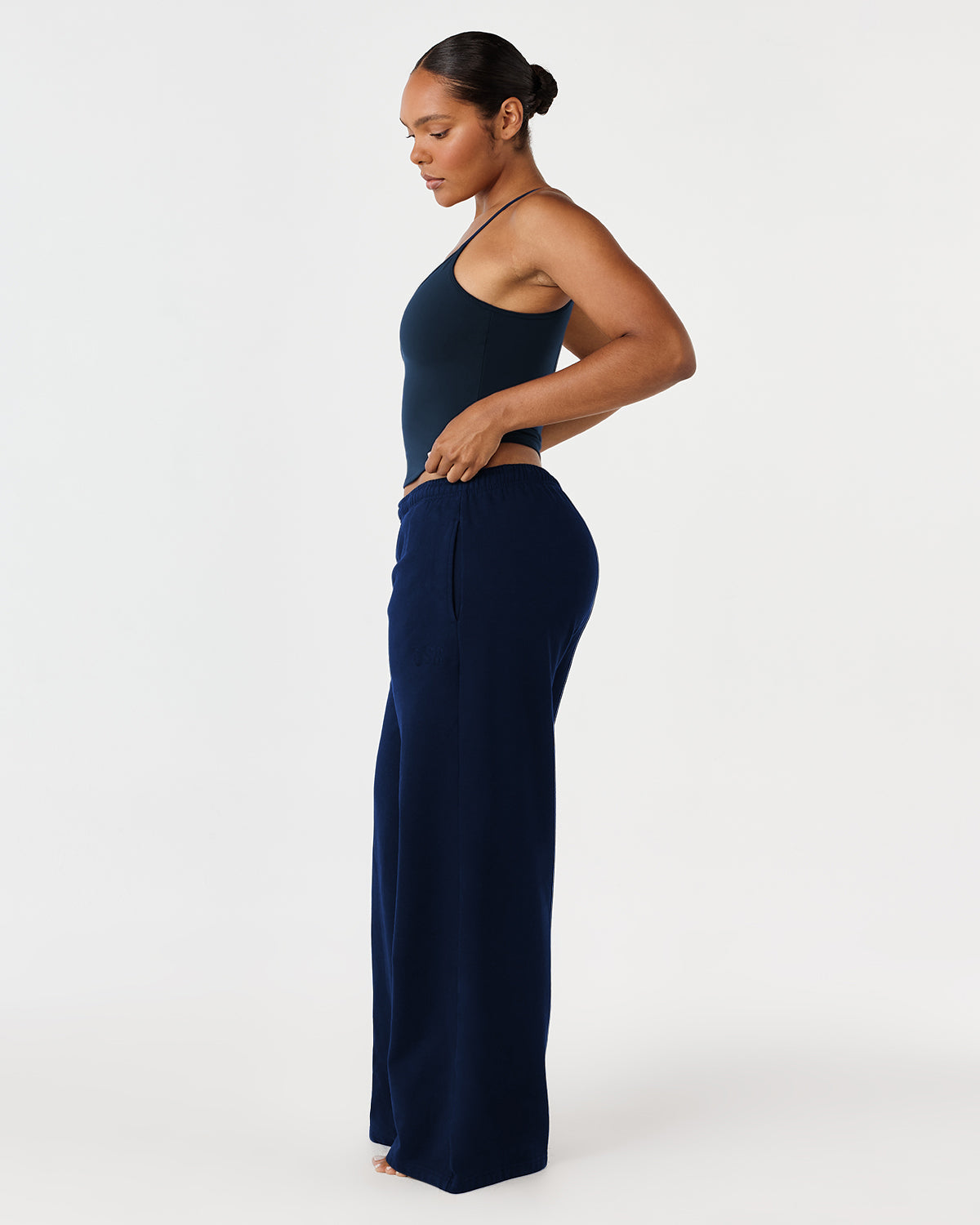 Straight Leg Sweatpants | Navy