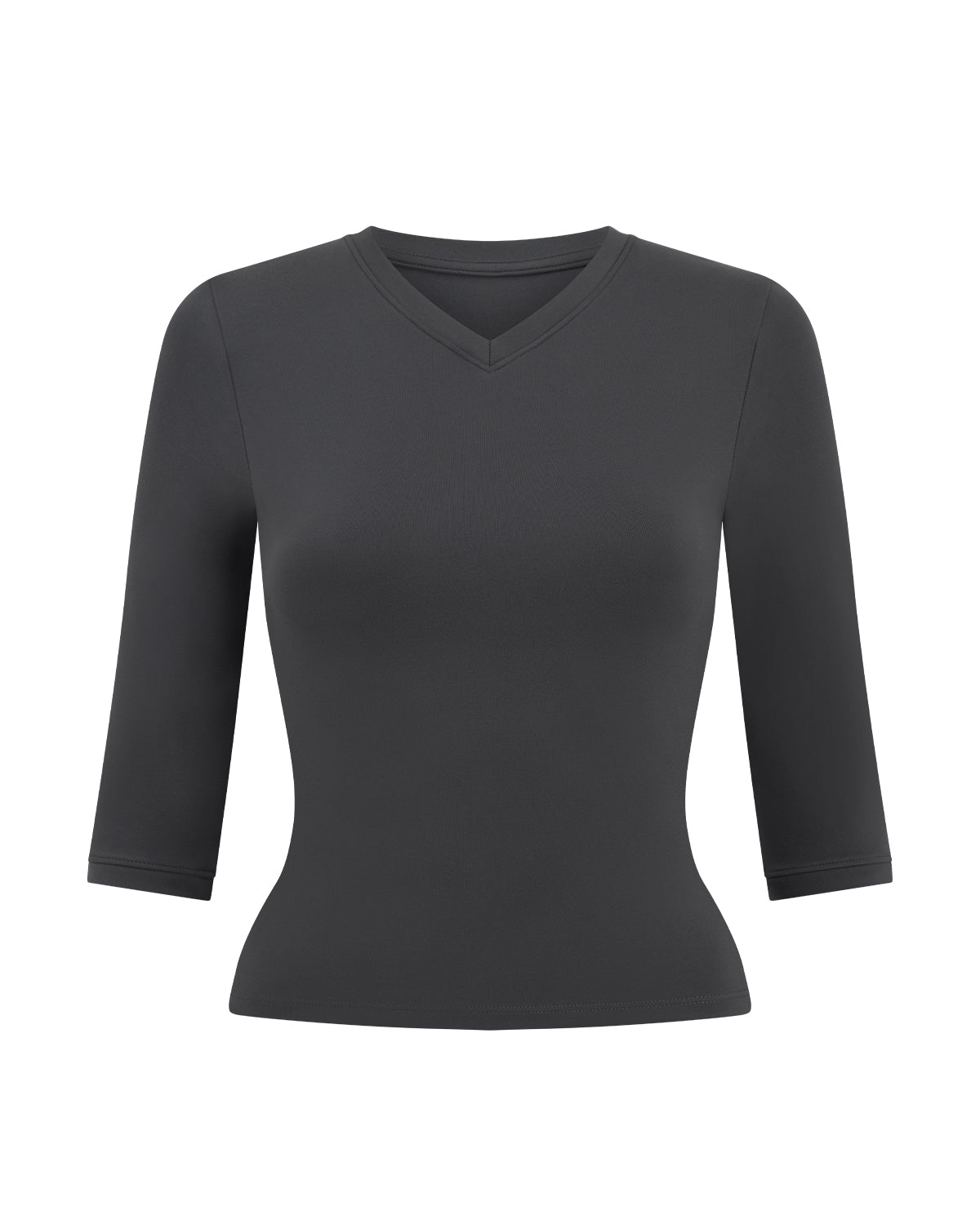 Serenity Soft 3/4 Sleeve Top | Shadow