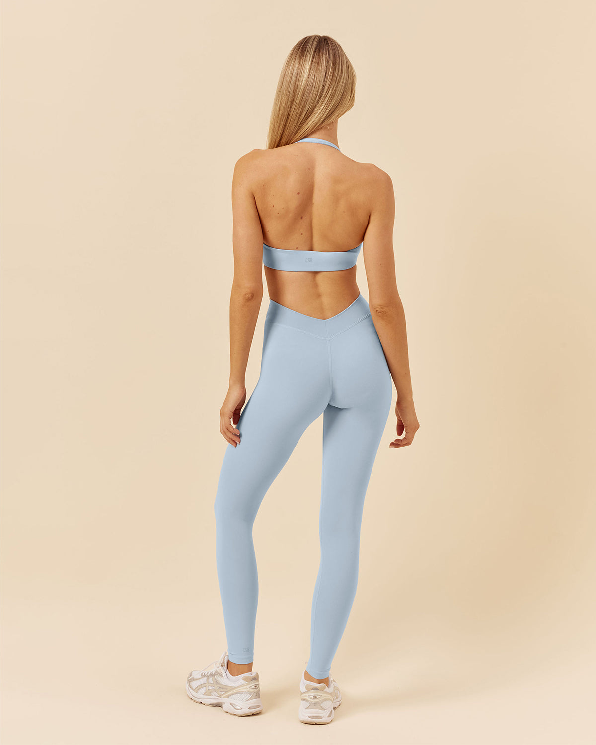 Form V Waist Leggings | Dusty Blue